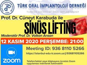 Sinüs Lifting Zoom Toplantısı